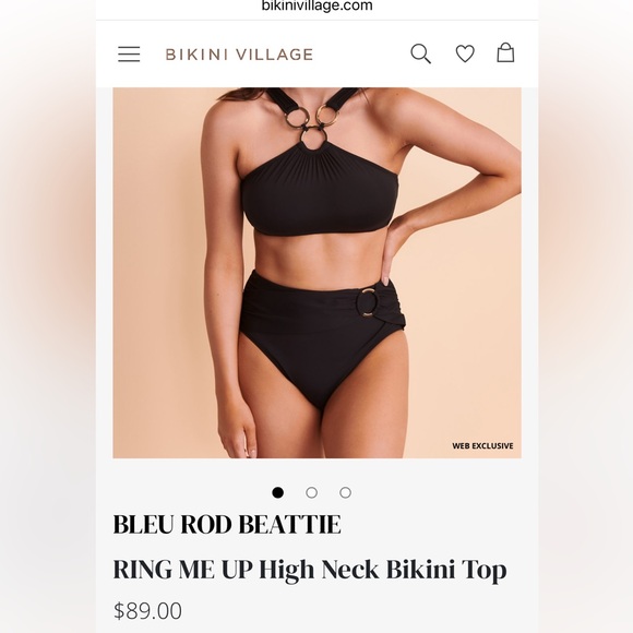 RING ME UP High Neck Bikini Top - Picture 5 of 12
